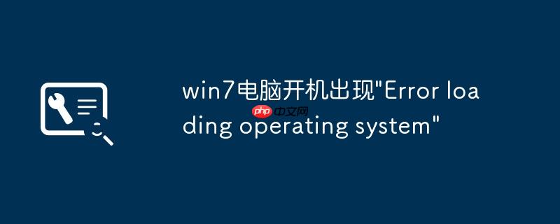 win7电脑开机出现