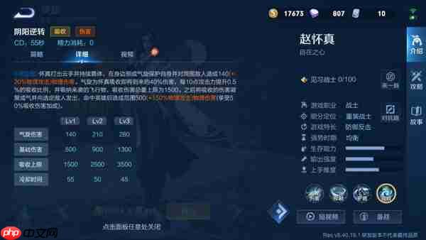 王者荣耀体验服赵怀真操作攻略