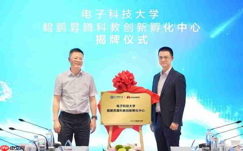 电子科技大学鲲鹏昇腾科教创新孵化中心揭牌,打造中国算力生态“成电范式”