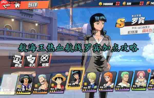 航海王热血航线罗宾加点攻略