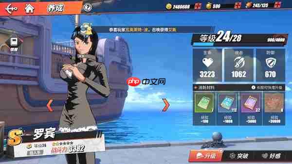 航海王热血航线罗宾加点攻略