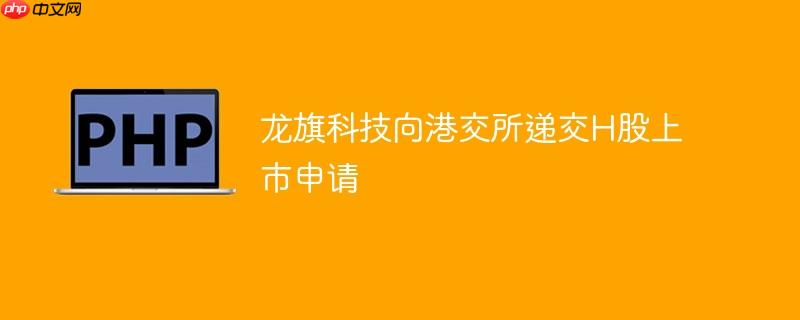 龙旗科技向港交所递交H股上市申请