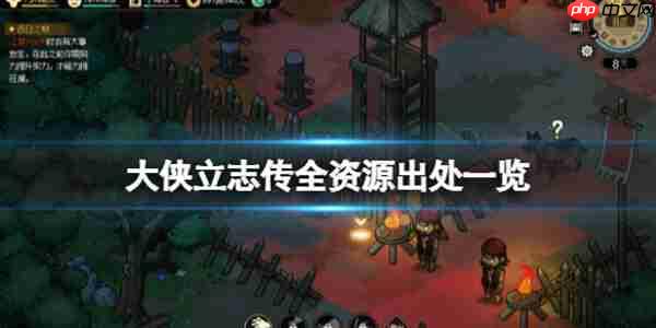 大侠立志传全资源出处一览