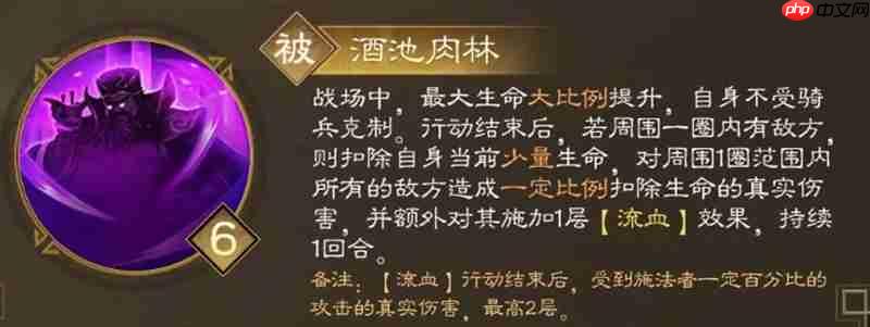 新三国志曹操传董卓有什么技能 董卓技能效果一览
