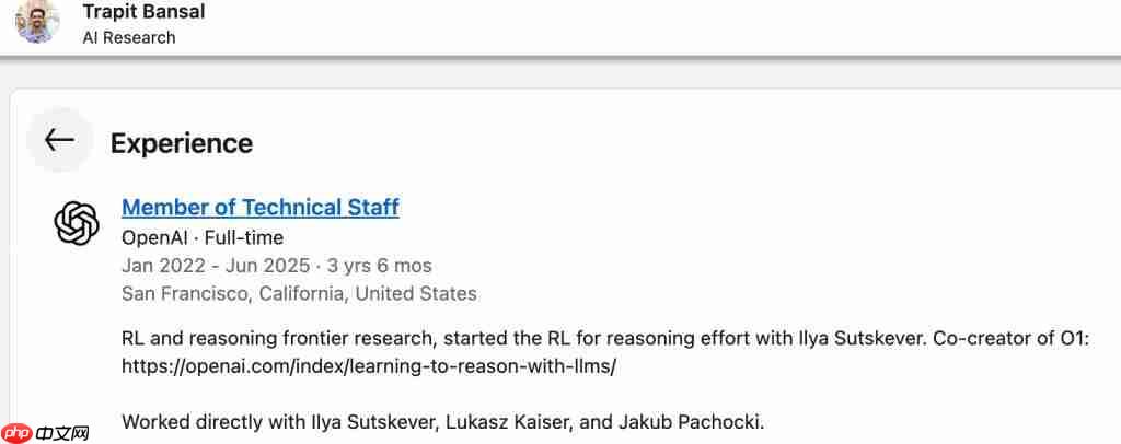 OpenAI 连丢 4 位大将！Ilya 合作者 /o1 核心贡献者加入 Meta，苏黎世三人组回应跳槽：集体做出的选择 
