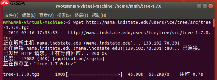 Tree命令的下载与使用「建议收藏」
