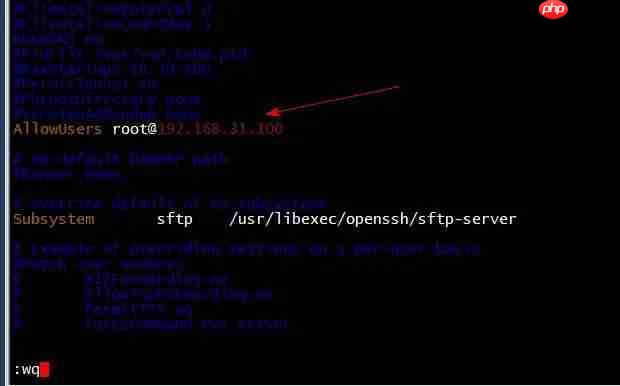 CentOS Stream 9通过配置sshd_config中AllowUsers实现SSH访问控制