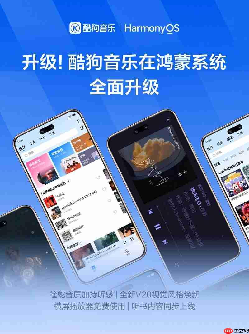 华为开发者大会2025发布 酷狗音乐首创鸿蒙生态音乐多端无损接续能力