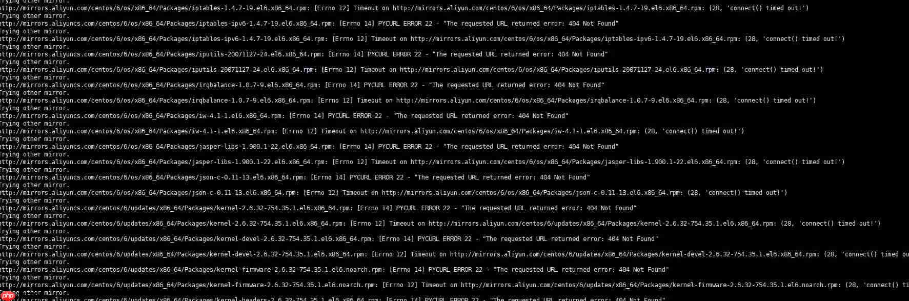 centos6 yum 源失效问题解决办法，头疼的老机器