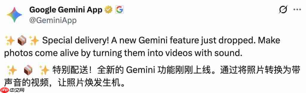 实测 Gemini 图片转视频新功能，终于蹲到经典梗图后续了（doge）