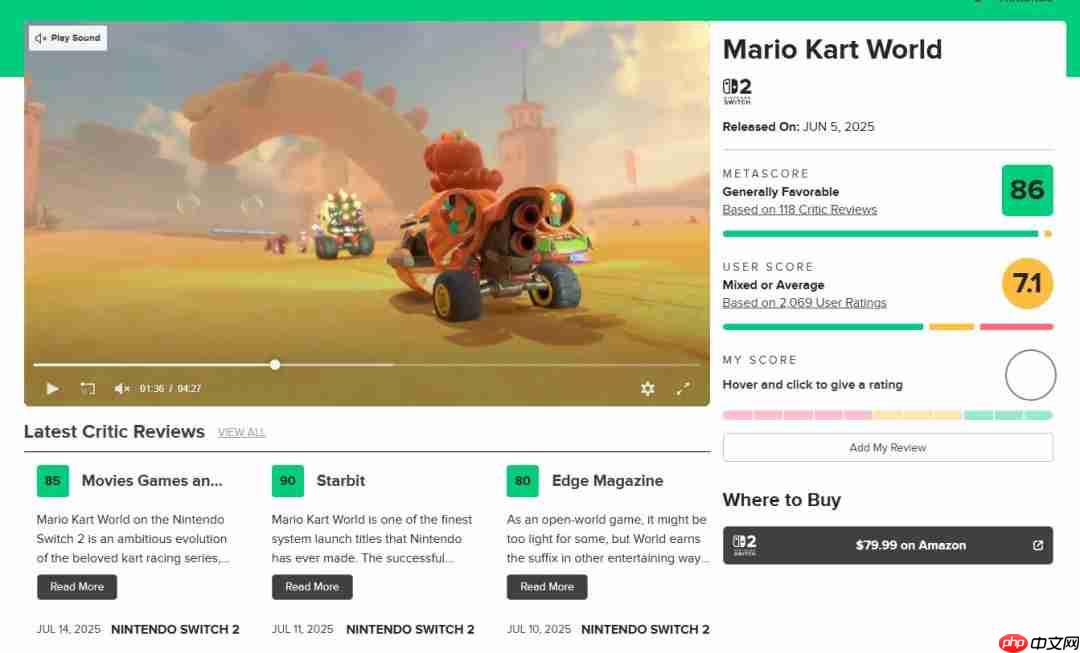 NS2首款杰作！《咚奇刚：蕉力全开》IGN 10分