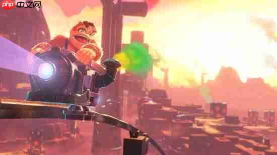 《咚奇刚 蕉力全开》大量截图：和小宝琳一起冒险