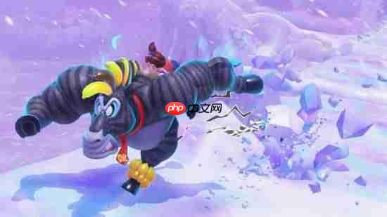 《咚奇刚 蕉力全开》大量截图：和小宝琳一起冒险