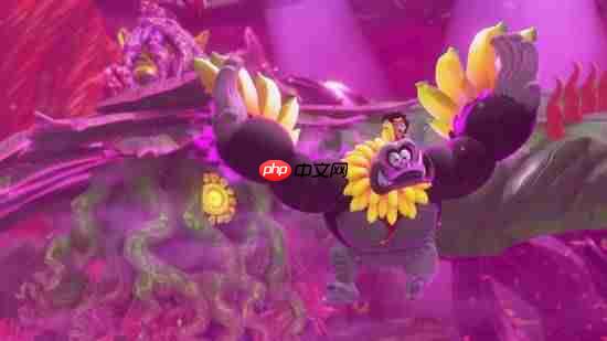 《咚奇刚 蕉力全开》大量截图：和小宝琳一起冒险