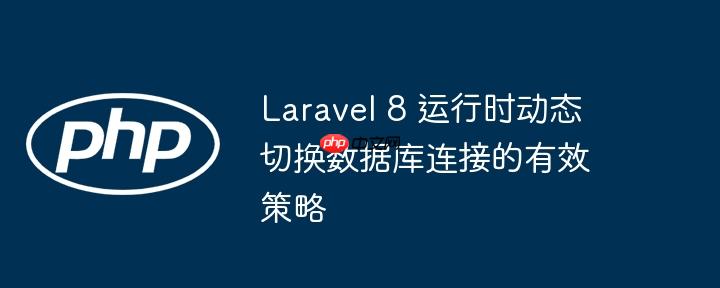 laravel 8 运行时动态切换数据库连接的有效策略