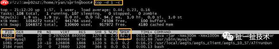 线上问题定位--OOM