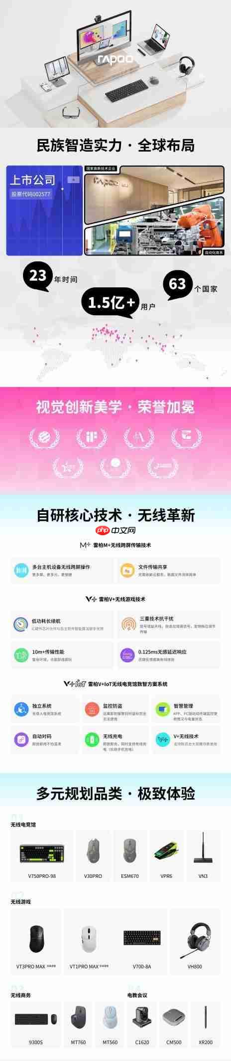 轻音型降噪设计2.4G无线传输雷柏X2800S光学键鼠套装上市