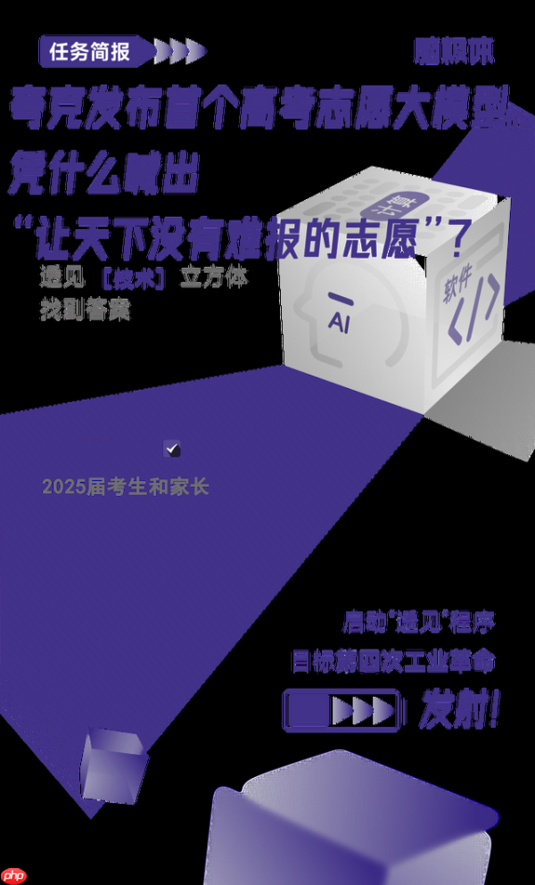 夸克发布首个高考志愿大模型凭什么喊出“让天下没有难报的志愿”