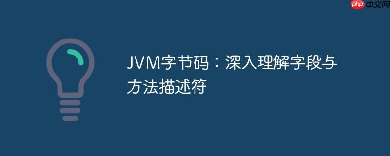 JVM字节码：深入理解字段与方法描述符