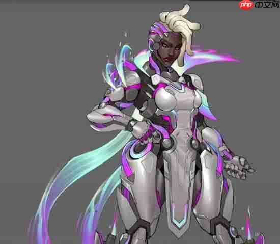 《守望先锋》全新神话皮肤曝光！渐变色脏辫太炫了！