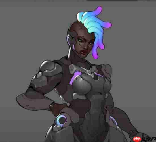 《守望先锋》全新神话皮肤曝光！渐变色脏辫太炫了！