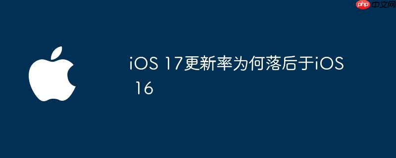 ios 17更新率为何落后于ios 16