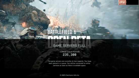 《战地6》在线玩家数破30万!排长队也难灭玩家热情