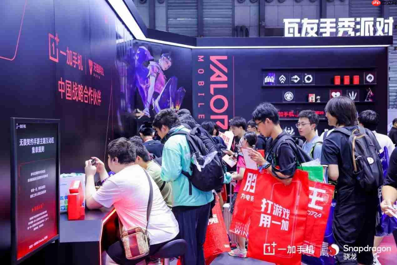 一加高调亮相 2025 ChinaJoy，四大游戏体验区引爆全场游戏热潮