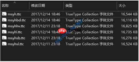 Win10系统如何替换使用新版的微软雅黑字体？