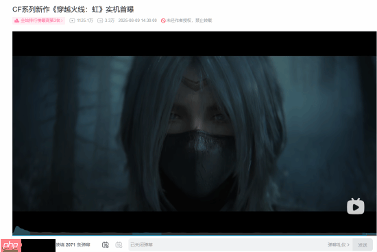 外媒盛赞《穿越火线：虹》首支实机：无任何CG伪造的内容