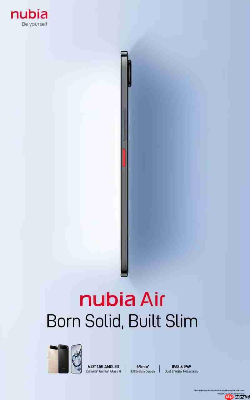 对标苹果iPhone 17 Air！5.9mm极致轻薄安卓新机渲染图曝光