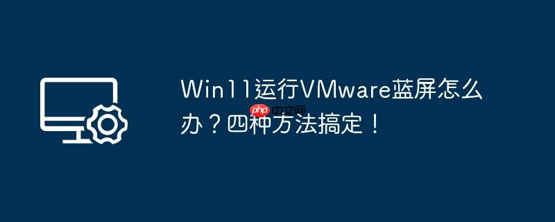 Win11运行VMware蓝屏怎么办？四种方法搞定！