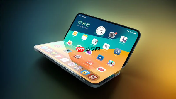 苹果首款折叠iPhone细节揭秘：钛金属机身+无折痕屏幕