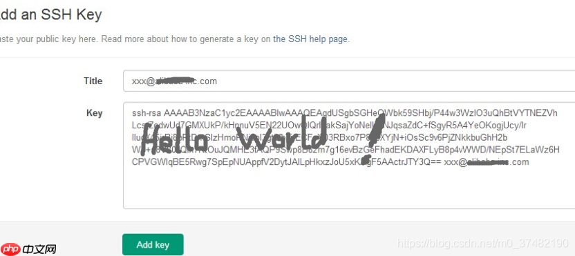 Git问题：windows下git@gitlab.com: Permission denied (publickey)问题