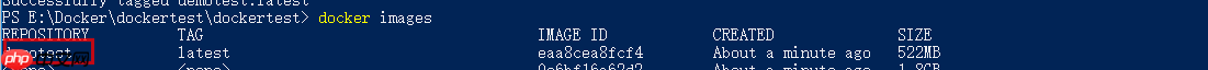 在Windows上使用Docker运行.NetCore