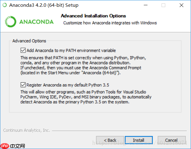 Windows 安装 Anaconda3 详细过程                                                                          
