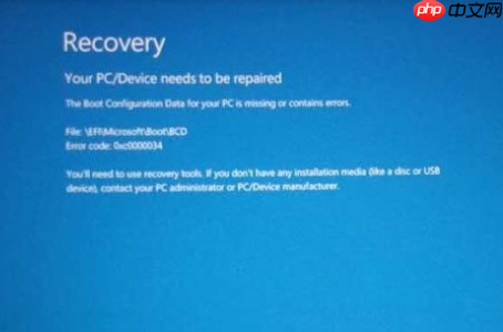 win10开机蓝屏怎么办？win10开机蓝屏0xc000000d的解决方法