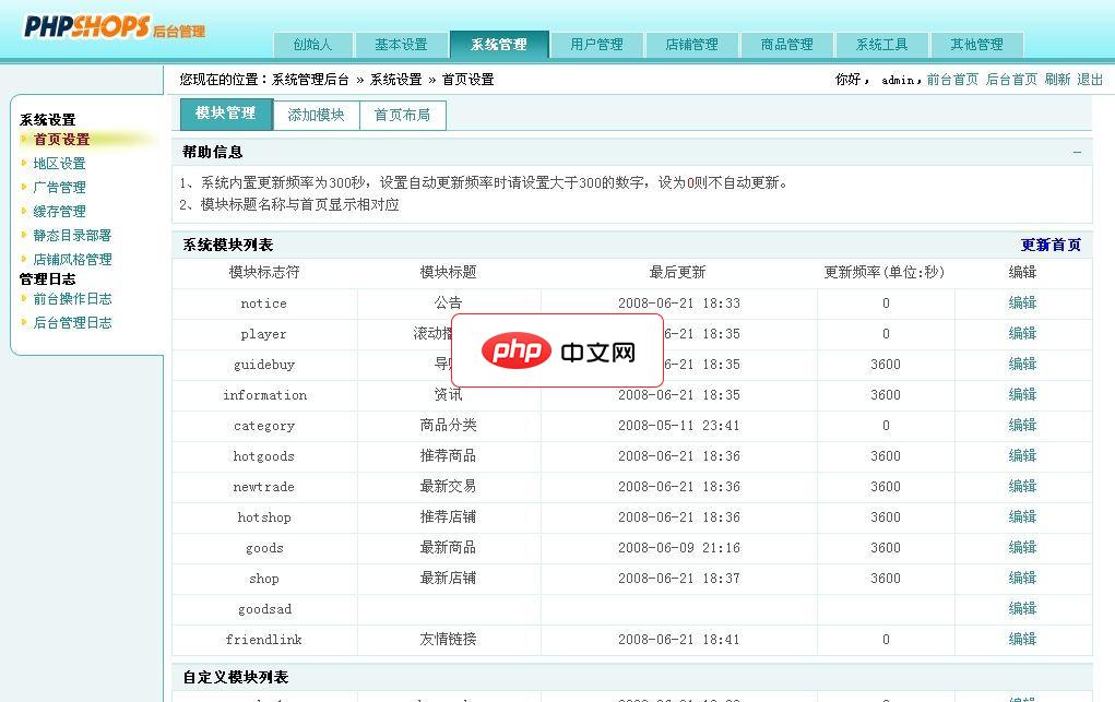 PHPShops多用户商城系统