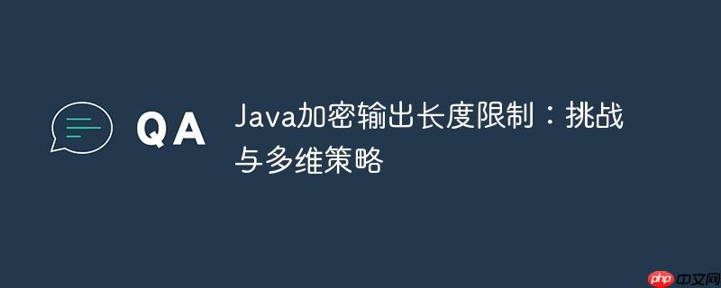 Java加密输出长度限制：挑战与多维策略