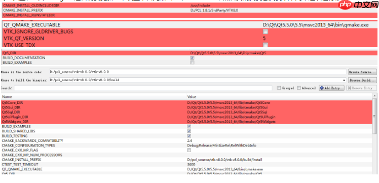 win下使用QT添加VTK插件实现点云可视化GUI