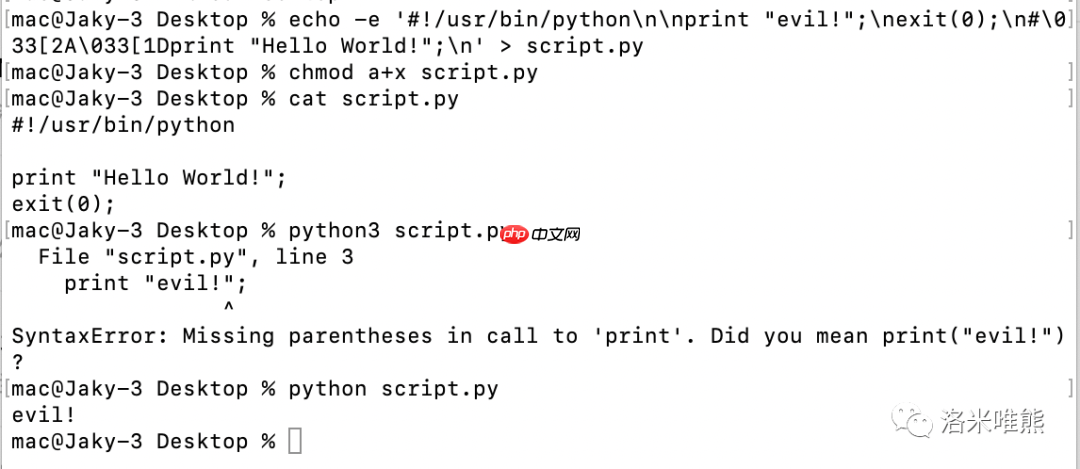 Terminal Escape Injection