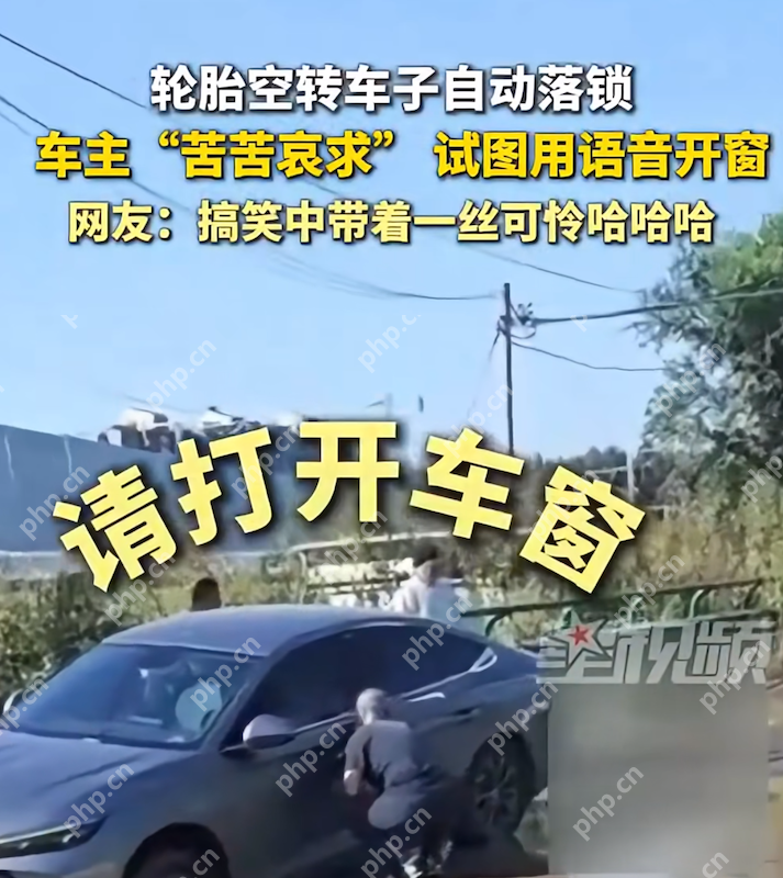智能汽车的尴尬时刻：车轮空转自动落锁，车主隔窗与AI“对话”