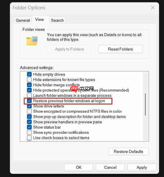 微软 23H2 版本修复 Win11 文件管理器选项卡不兼容“登录时还原