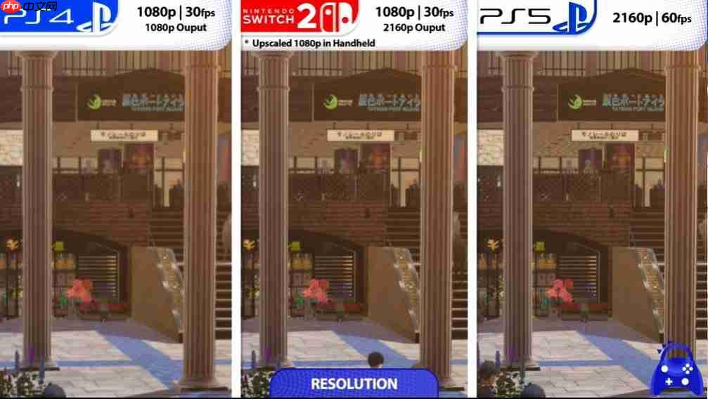与PS4版表现相同！ 《P3R》switch2版与PS版对比