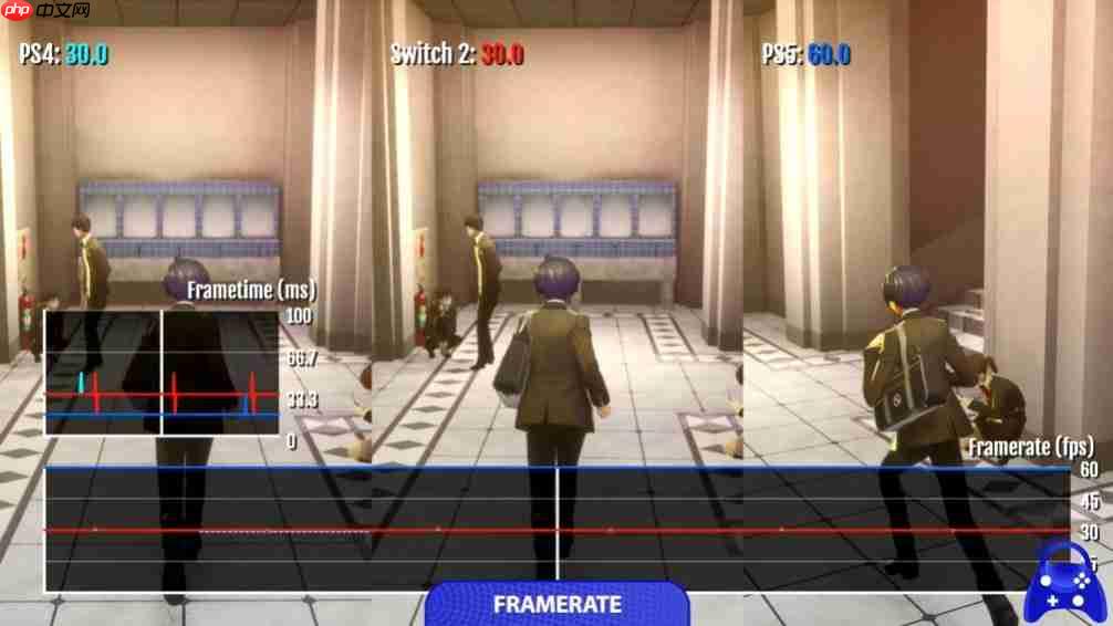 与PS4版表现相同！ 《P3R》switch2版与PS版对比