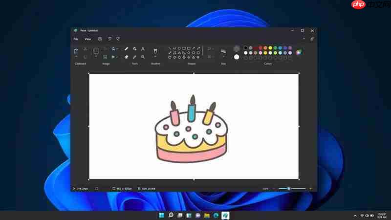 Windows 11 Paint应用正式推出暗黑模式，提升用户体验