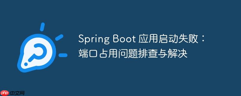 Spring Boot 应用启动失败：端口占用问题排查与解决