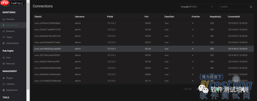 用JMeter测试emqx服务器性能