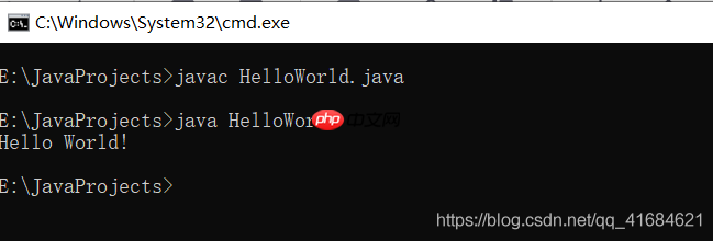 Java之入门程序及注释