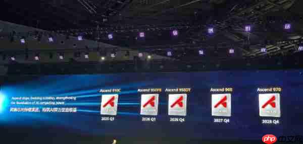  华为官宣未来三年规划多款昇腾芯片：明年 Q1 发 950PR
